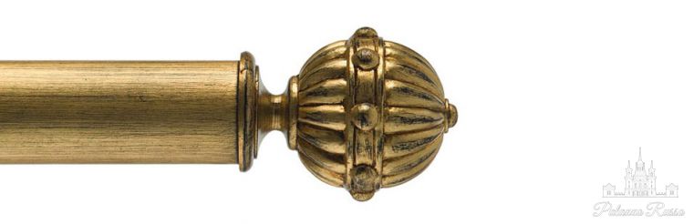 Карнизы, дерево, цвет - Black Distressed Gilt, Hampton 2, Byron And