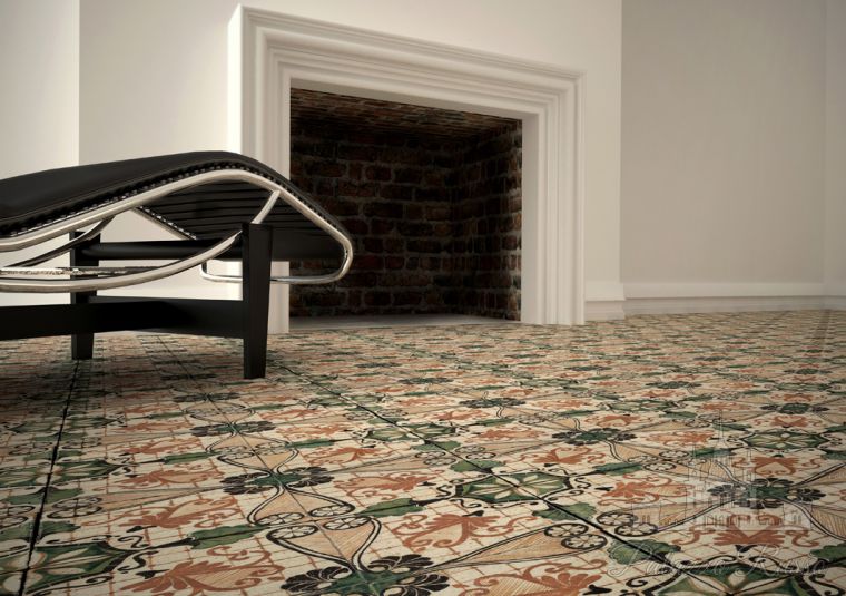 Керамическая плитка, для полов и стен, Cotto Manuale Decori Modulari, X03sq14, Le Nid