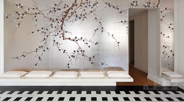 Обои ручной работы, бумага, PLUM BLOSSOM/ 2089, De Gournay