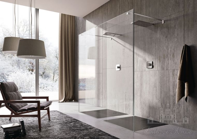 Поддон, материал: Crystaltech отделка: с эффектом камня, FIT 1, Gruppo Treesse