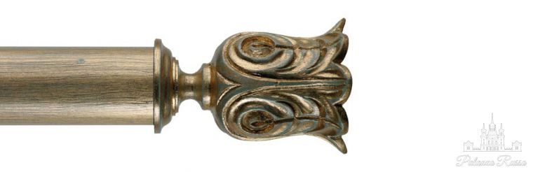 Карнизы, дерево, цвет - Duck Egg Blue Gilt Distressed, Siena, Byron And