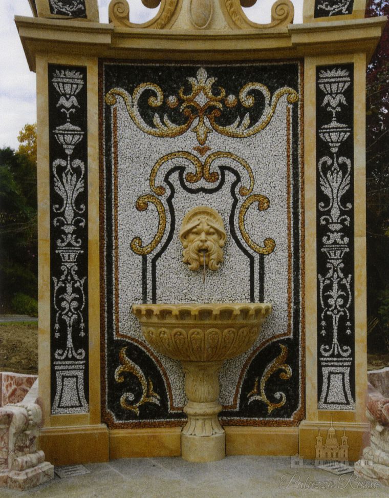 Мраморная мозаика, для стен и полов, Grand Hotel Des Iles Borromees, Stresa, NEW NINFEO, Friul Mosaic