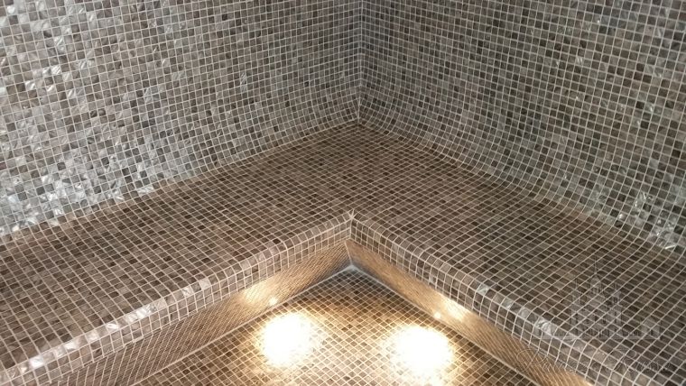 Мозаика для стен и пола, перламутр, Square/ Brown, Studio Vega