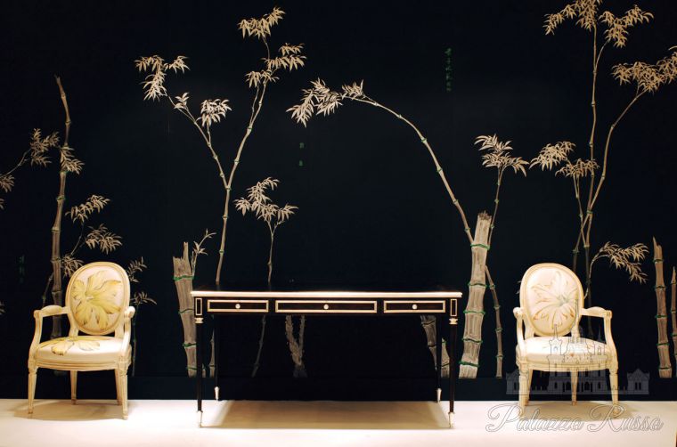 Обои ручной работы, шелк, BAMBOO/ 2114, De Gournay