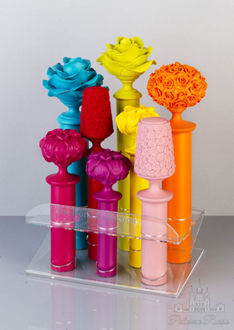 Карнизы, дерево, коллекция доступна в восьми цветах: Yellow, Turquoise, Red, Orange, Baby, Floral Neons: Rose, Dasiy,, Byron And