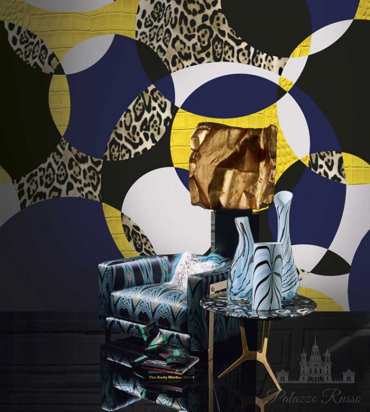 Виниловые обои, виниловое покрытие на флизелиновой основе, RC16214, Roberto Cavalli