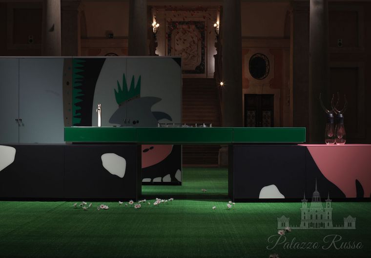 Кухня, стекло, Artematica Vitrum Arte, Valcucine