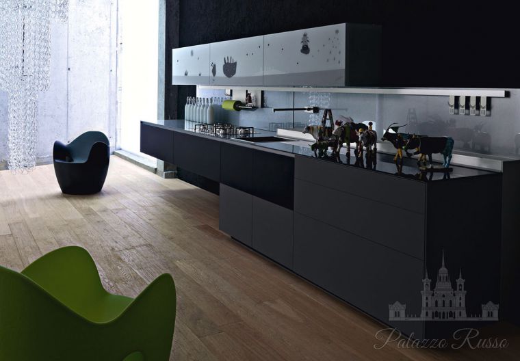 Кухня, стекло, Artematica Vitrum Arte -, Valcucine
