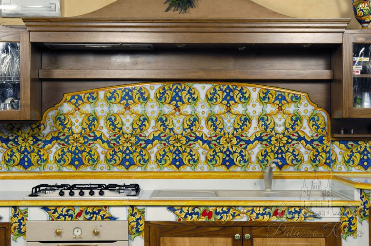 Керамическая плитка, для полов, стен, столешниц., Cotto Manuale Decorato, Lava Top 1 Custom Decor 1, Le Nid