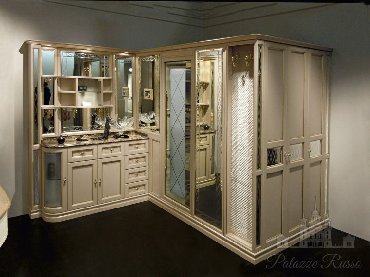 Мебель для ванной, цвет - Cappuccino/ Gold Patinato, отделка золото. мрамор - Emperador, Borgo Premium № 52, Eurodesign