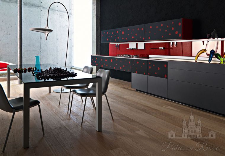 Кухня, стекло, Atematica Vitrum Arte, Valcucine