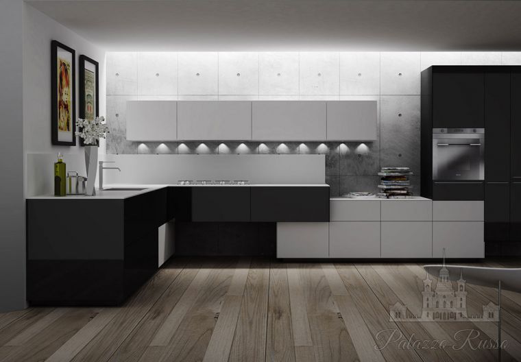 Кухня, лакированные панели, Artematica Pigmentus, Valcucine