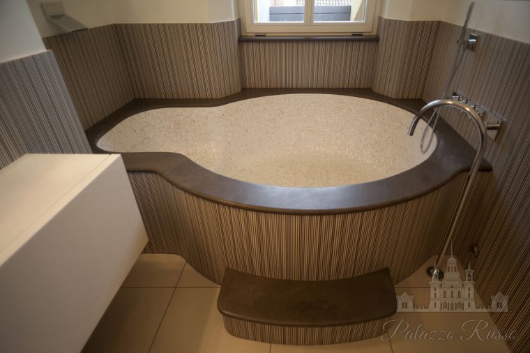 Мозаика для стен и пола, перламутр, Square/ Panay, Studio Vega