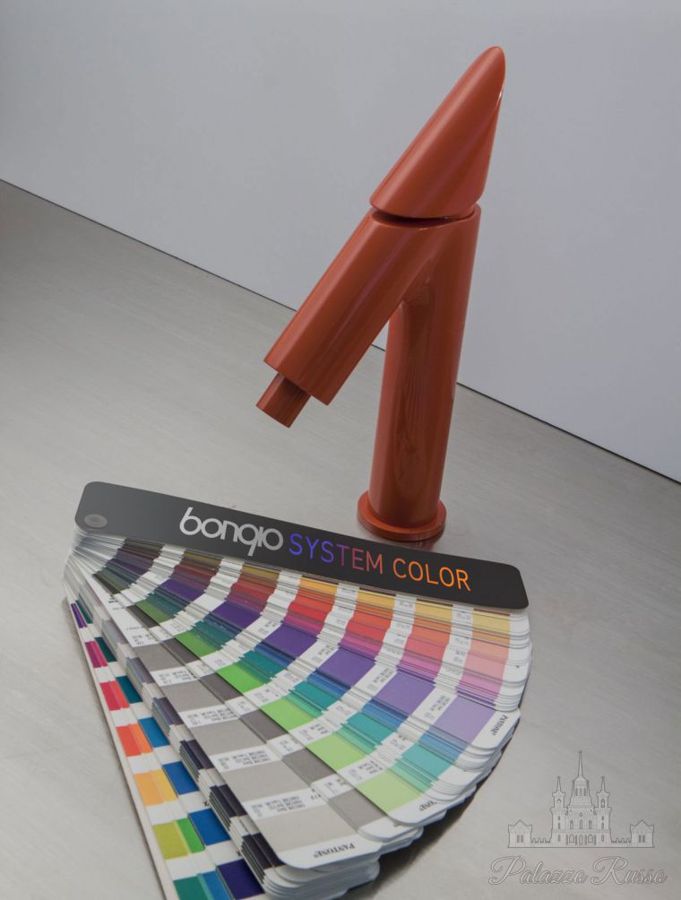 Смеситель для раковины/ биде с отходами Clic - Clac, цвет - Orange, Mini One Color 41521OG00, Bongio