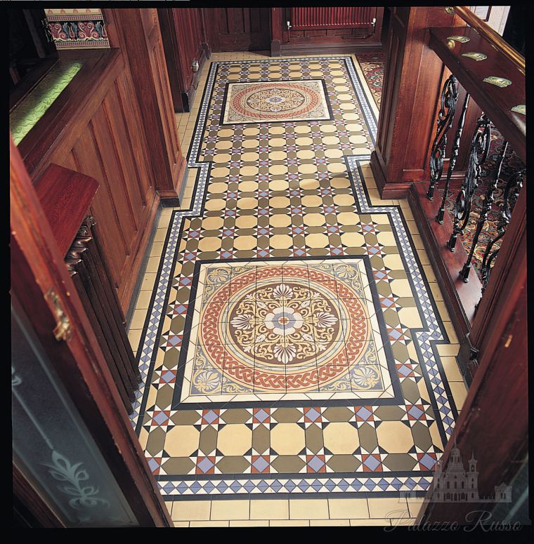 Керамическая плитка, для пола, 6262V Palmerston Blue On, Original Style