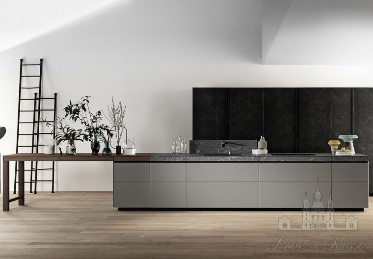Кухня, Genius Loci In Matt Glass, Valcucine
