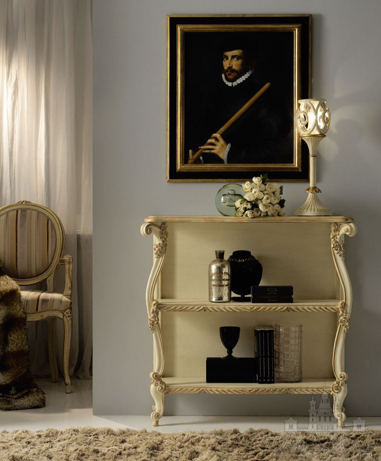 Гостиные, этажерка, отделка - Bianco Antico, Mecca, цвет - Tortora, 65/ S, Silvano Grifoni