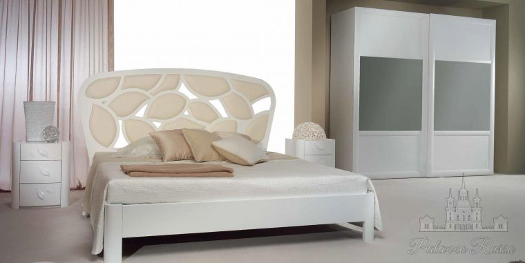 Спальни, кровать, обитое изголовье, L41, Bbelle