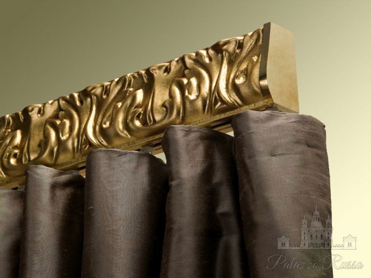 Карнизы, дерево, цвет - Gilt Leaf Mecca, Baroque Polmet, Byron And