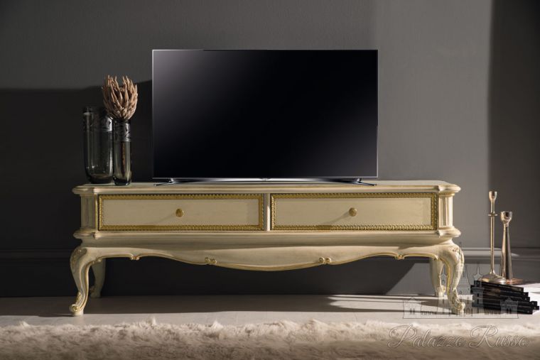 Гостиные, тумба под Tv, отделка - Dekap è, Oro, 86/ 1, Silvano Grifoni