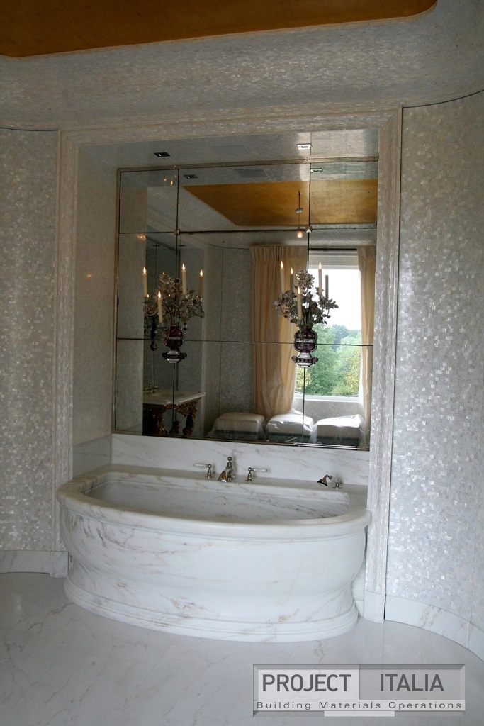 Элитная ванна, мрамор, Villa Privata, Ascot., Masselli Bianca, Project - Italia