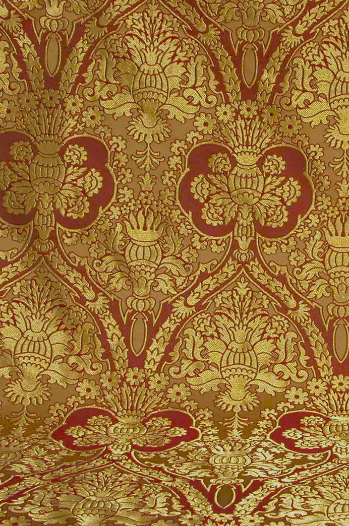 Ткани, 65 % Lumiyarn 24 % шелк 11 % хлопок, цвет - Gold Garnet, CREVELLI/ F0006 - 03, Watts
