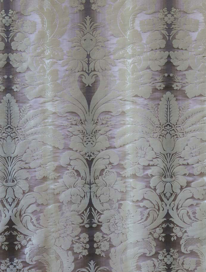 Ткани, 43 % лен 34 % вискоза 23 % шелк, дамаск. цвет - Lavender, TRESCO/ F0282 - 02, Watts