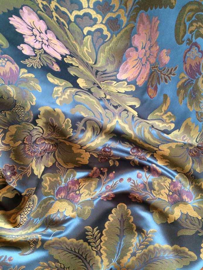 Ткани, 50 % Trevira 50 % полиэстер, цвет - Teal, JACKFRUIT/ F0314 - 02, Watts