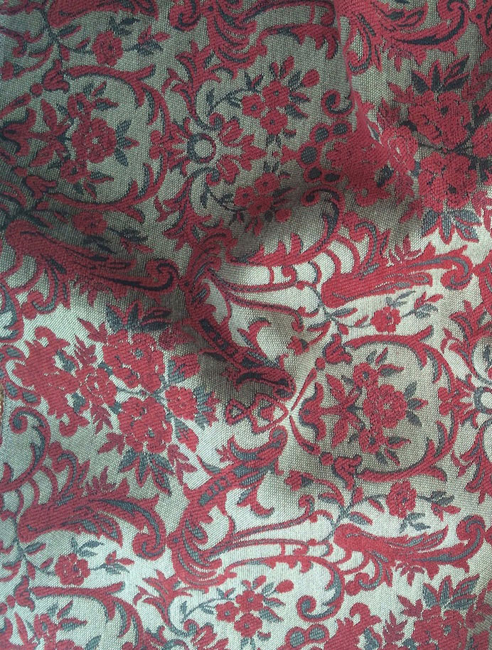 Ткани, 73 % хлопок 17 % вискоза 6 % льняной 4 % полиэстер, цвет - Persian Red, VENICE/ F0286 - 06, Watts