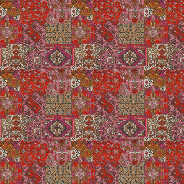 Ткани, обивка, 62 % вискоза 25 % акрил 11 % модакриловый 2 % полиэстер, Artisan Cerise, Jim Dickens