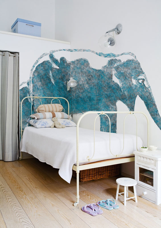 Панно дизайнерское, винил, дизайнер - Talva Design, Aqua Elephas BBAE1102, Wall And Deco