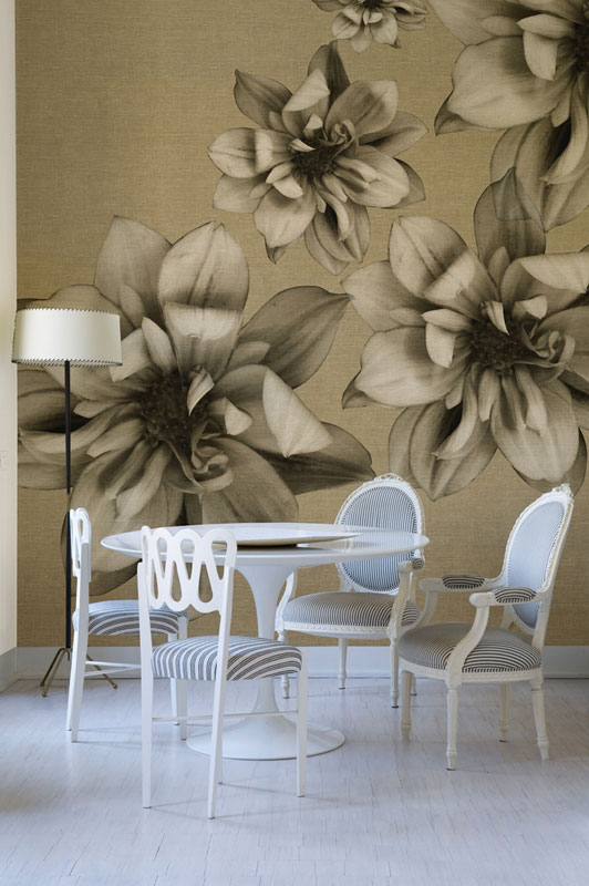Панно дизайнерское, винил, дизайнер - Christian Benini, Flowers Poetry WDFP1101, Wall And Deco