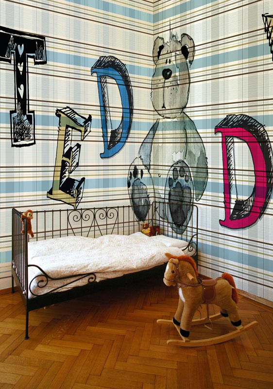 Панно дизайнерское, винил, дизайнер - Christian Benini, Gugu Gaga WDGG1101, Wall And Deco