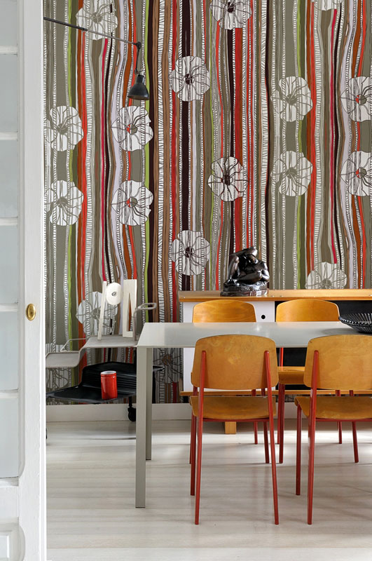 Панно дизайнерское, винил, дизайнер - Talva Design, Japan Wind Reloaded, Wall And Deco