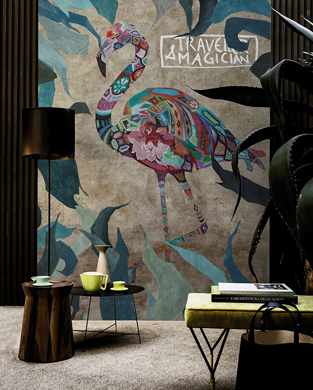 Панно дизайнерское, винил, дизайнер - Eva Germani, Pink Wind WDPW1601, Wall And Deco