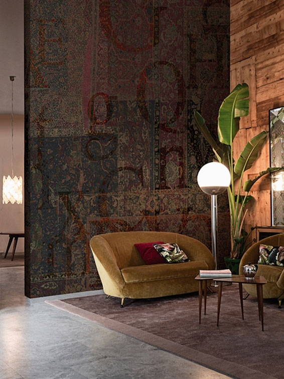 Панно дизайнерское, винил, дизайнер - Raw, Tapis Volant WDTV1702, Wall And Deco