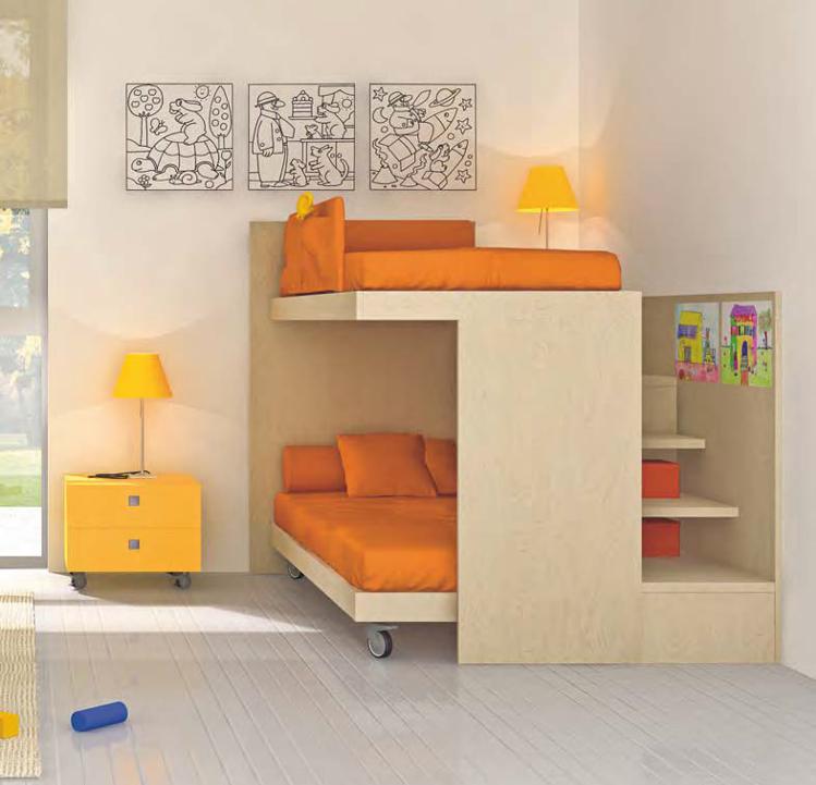 Детские, кровать, Sistemi Di Salita 1, Erba