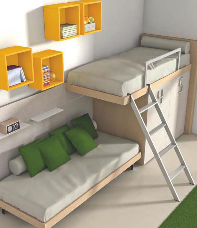 Детские, кровать, Proposte 1, Erba