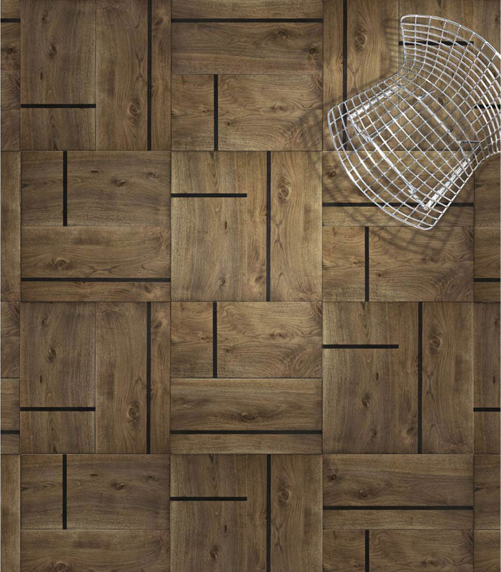 Модульный паркет, европейский орех, EUROPEAN WALNUT - RUSTIC -, CP Parquet