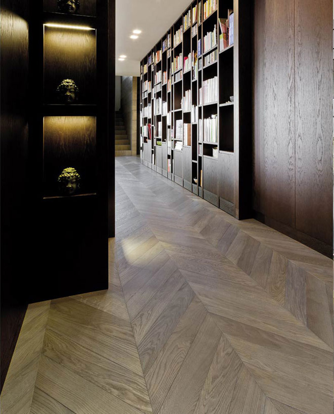 2 - х слойная паркетная доска, дуб, OAK - 45 ° EUROPEAN SELECT, CP Parquet