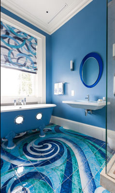 Керамическая плитка, для полов и стен, Cotto Manuale Decorato, Floor Tile 1 Custom Decor, Le Nid