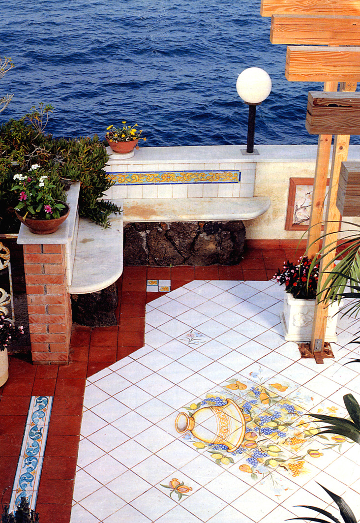 Керамическая плитка, для полов и стен, Cotto Manuale Decorato, Floor Tiles Custom Decor 2, Le Nid