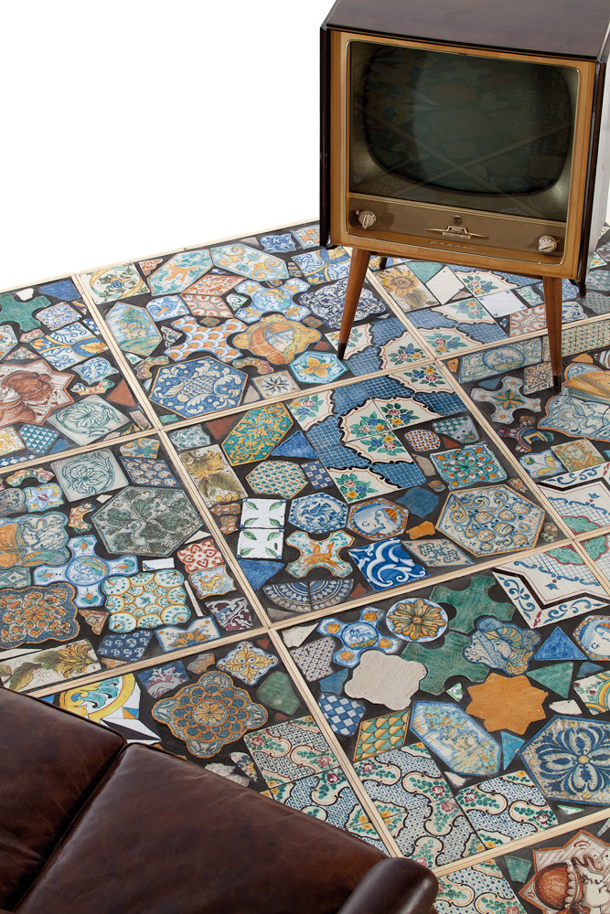 Керамическая плитка, для полов и стен, Cotto Manuale Decorato, Patchwork, Le Nid