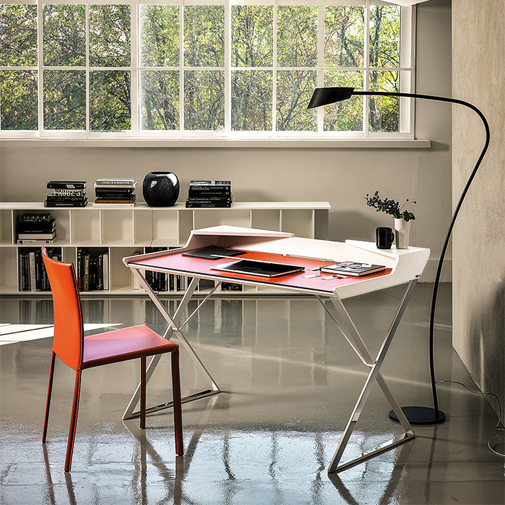 Кабинеты, книжный шкаф, мдф, WALLY 2, Cattelan Italia